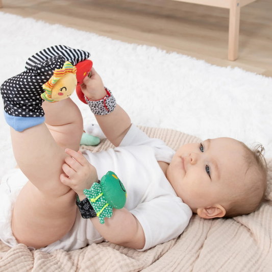 Baby Sock and Wrist Rattles