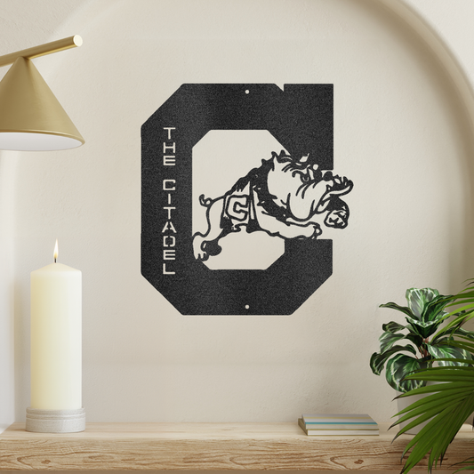 Citadel Bulldog Custom Metal Wall Artwork