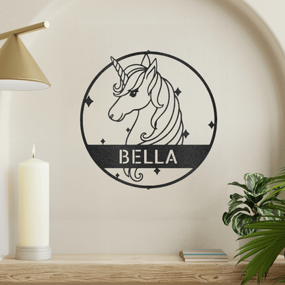 Cute Unicorn Monogram