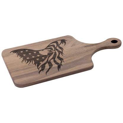 America Eagle Hardwood Paddle Cutting Board - Country Proud USA