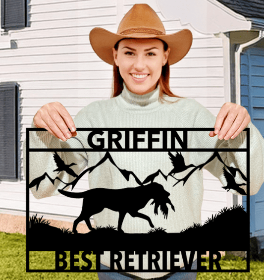 Best Hunting Custom Dog Metal Wall Decor