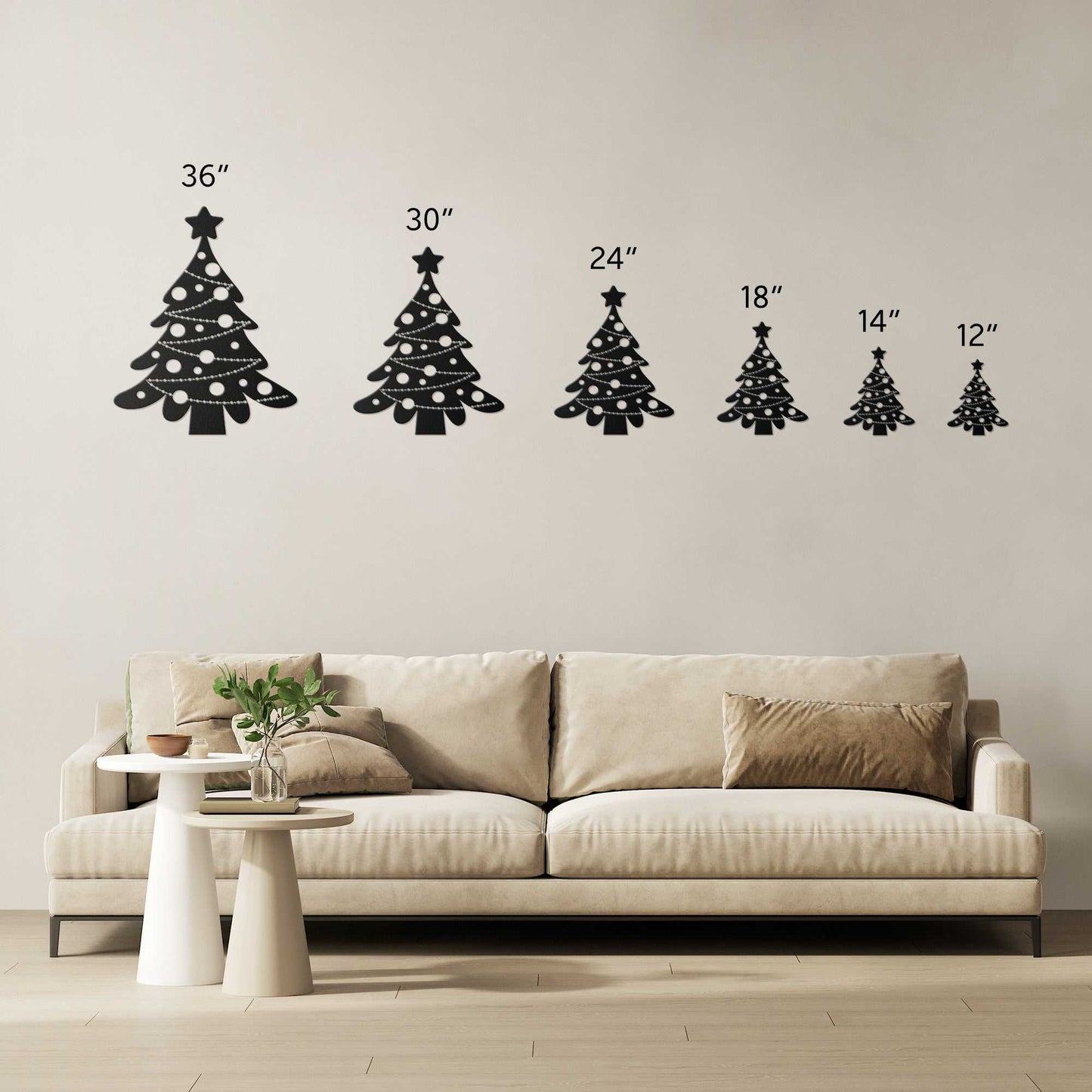 Christmas Tree with Ornament Cutouts - Country Proud USA