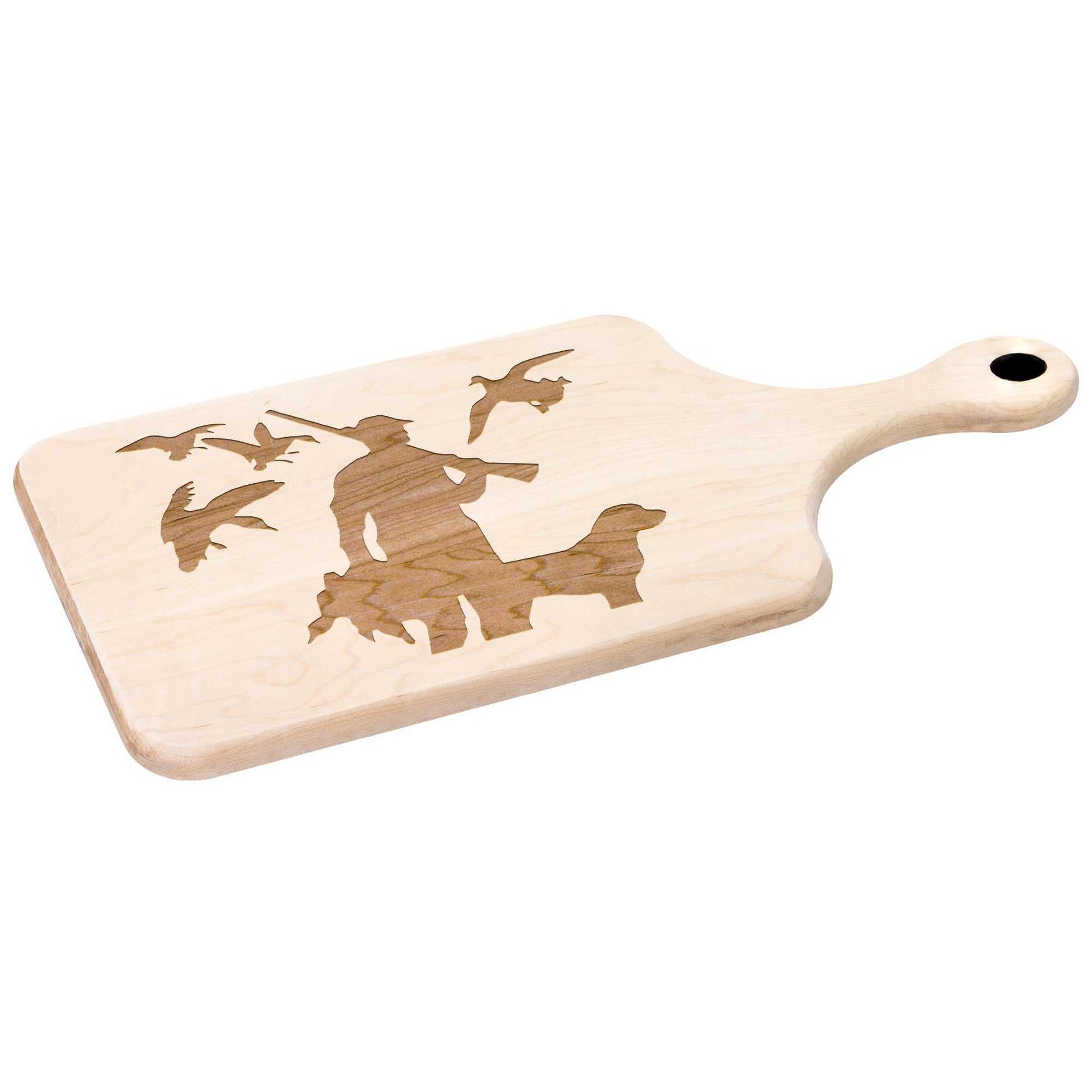 Deer Hunter Hardwood Paddle Cutting Board - Country Proud USA