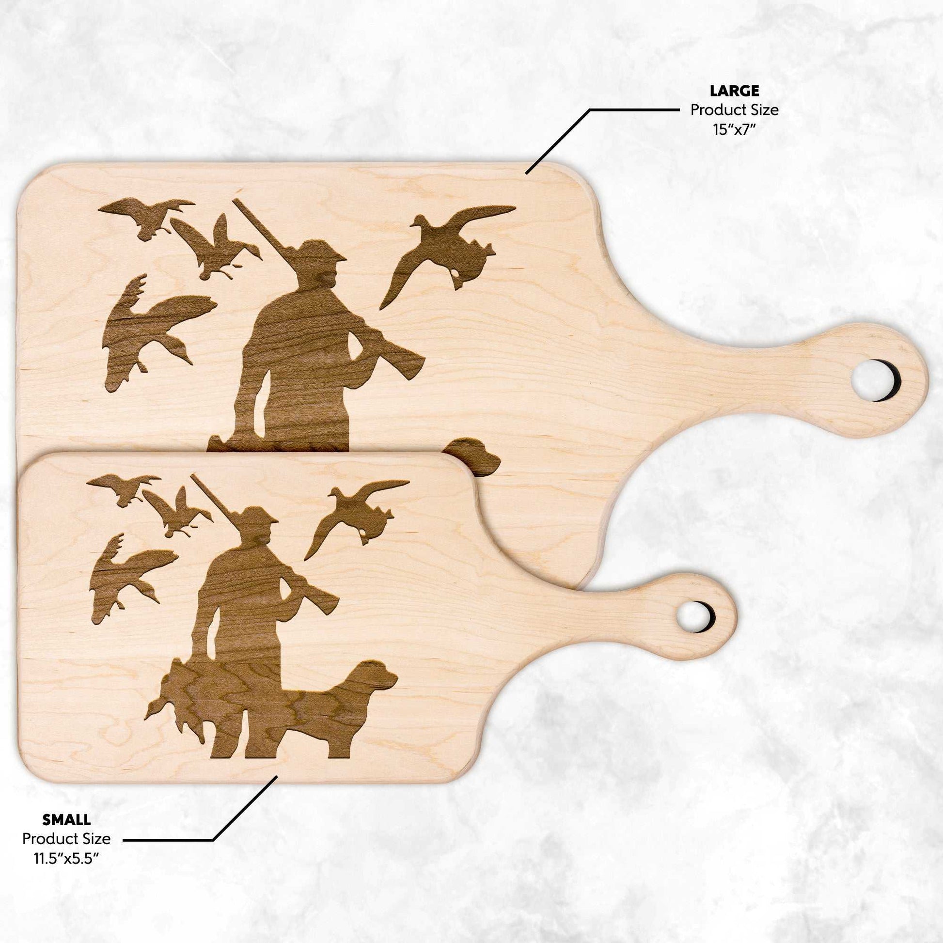 Deer Hunter Hardwood Paddle Cutting Board - Country Proud USA