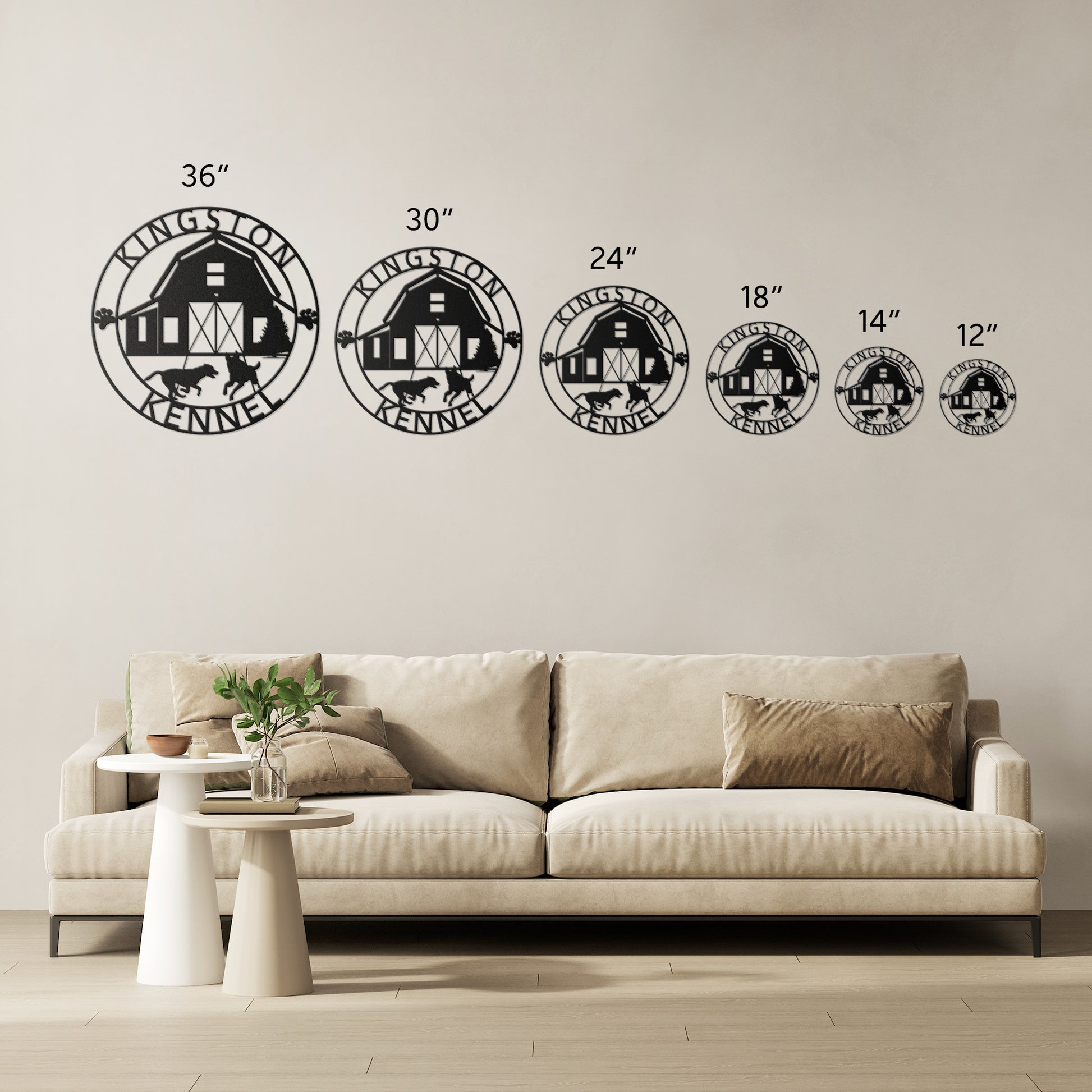 Dog Lovers' Metal Wall Art - Country Proud USA