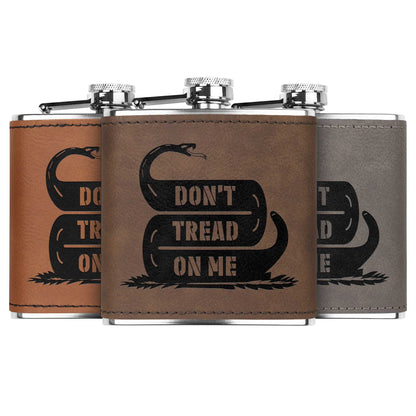 Don't Tread On Me - Stainless Steel Flask