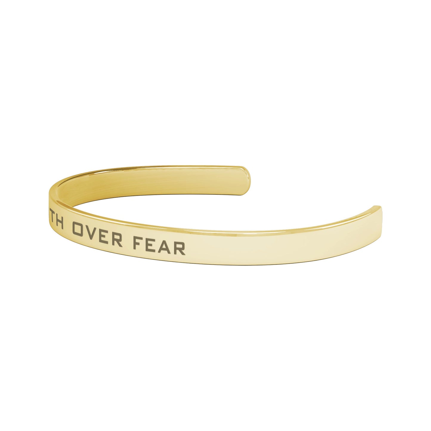 Faith Over Fear Cuff Bracelet - Country Proud USA