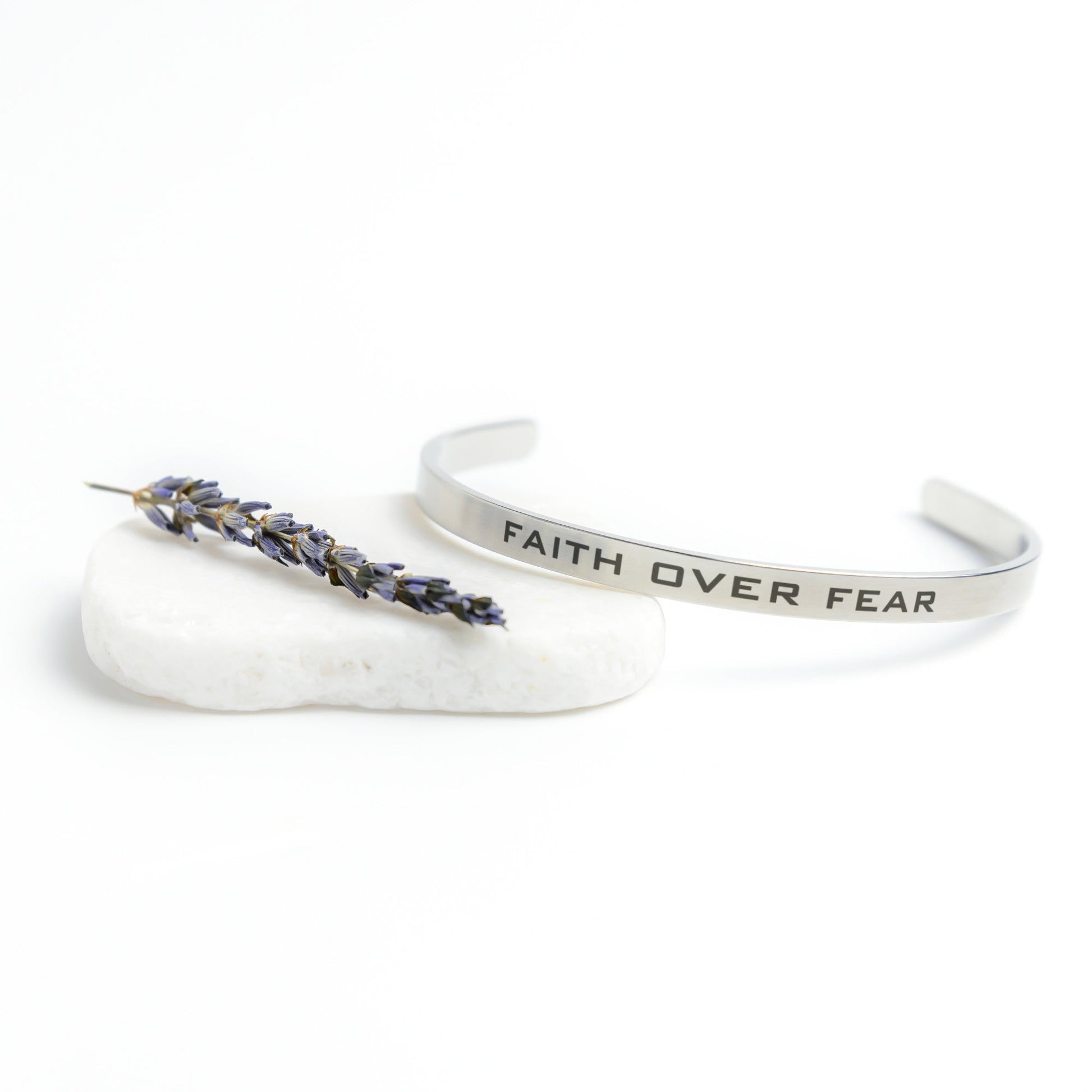 Faith Over Fear Cuff Bracelet - Country Proud USA