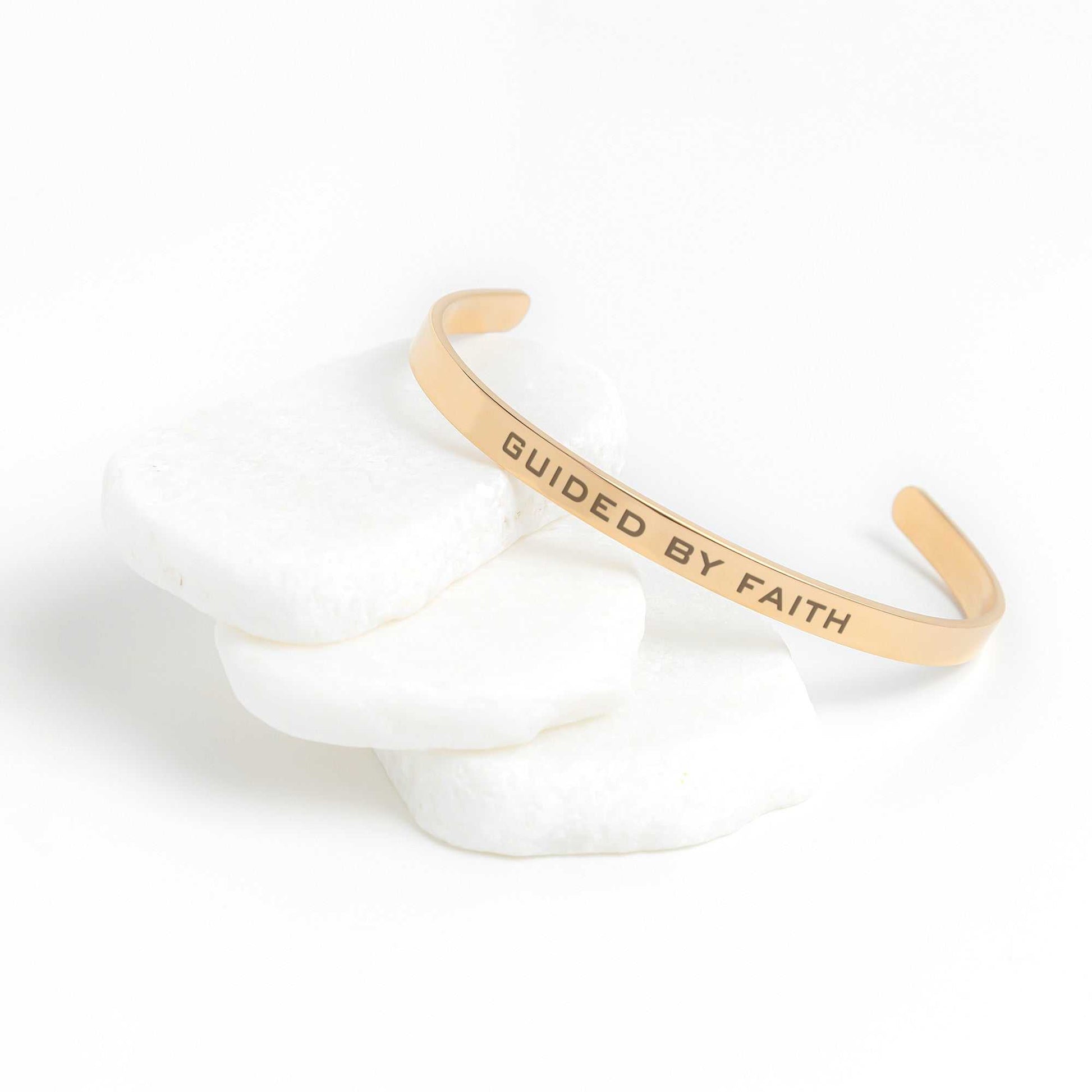 Guided By Faith Cuff Bracelet - Country Proud USA