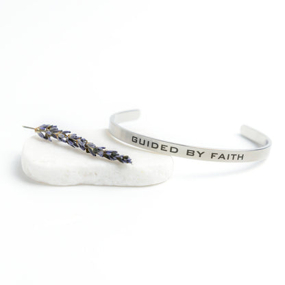 Guided By Faith Cuff Bracelet - Country Proud USA