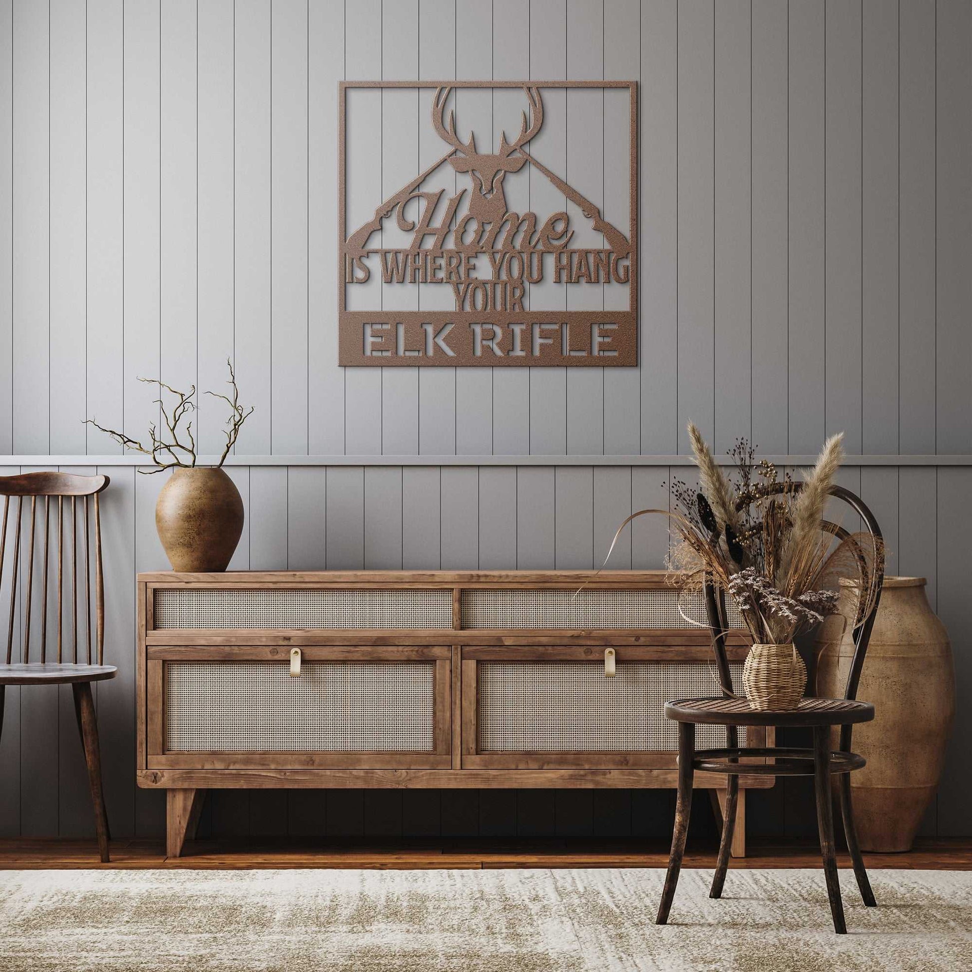 Home is Where You Hang Your Elk Rifle - Country Proud USA