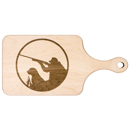 Hunter with Dog Hardwood Paddle Cutting Board - Country Proud USA