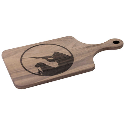 Hunter with Dog Hardwood Paddle Cutting Board - Country Proud USA