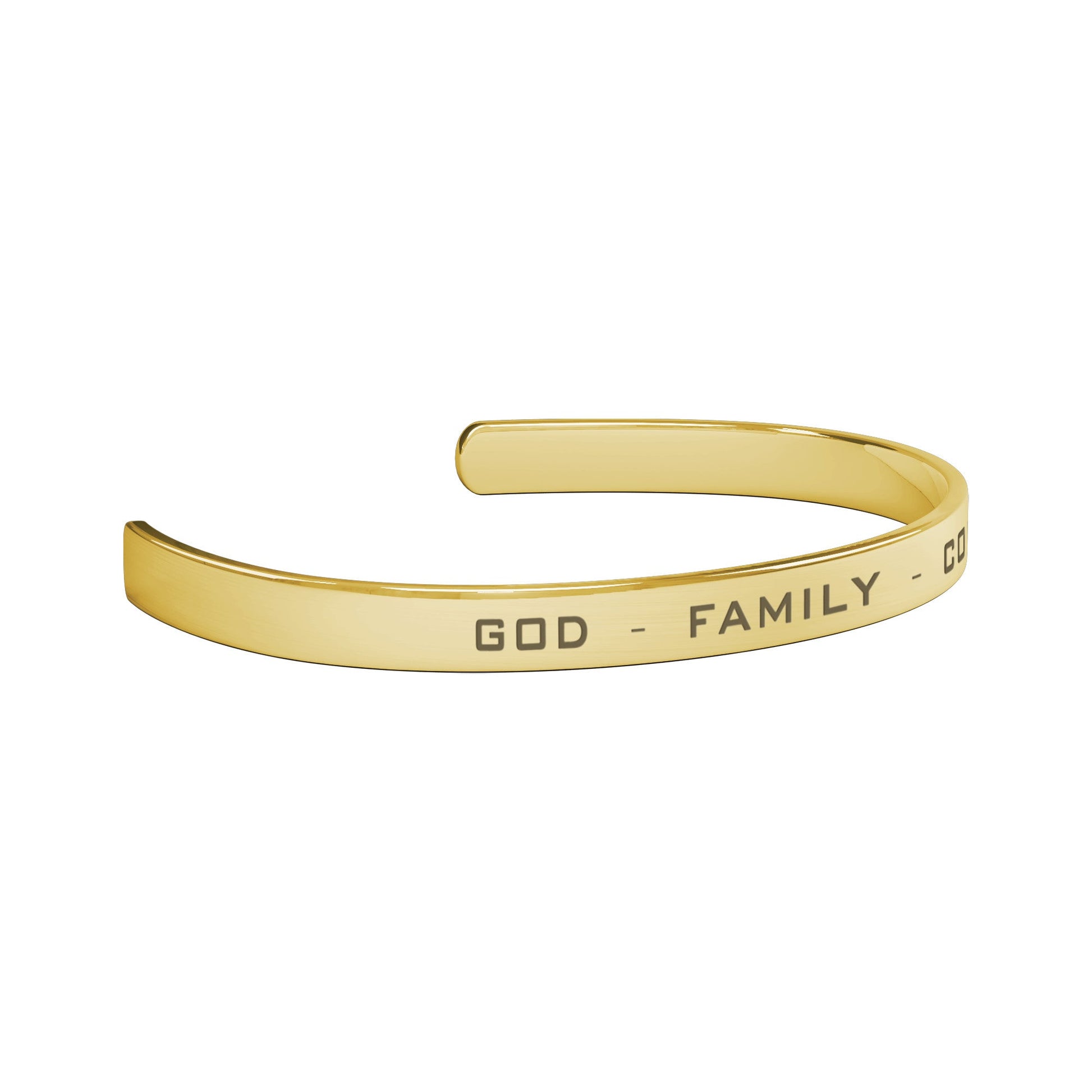 It's Just God, Family & Country Cuff Bracelet - Country Proud USA