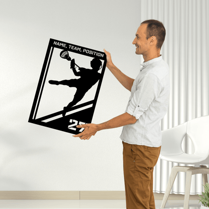 Lacrosse Metal Wall Art for Your Athlete