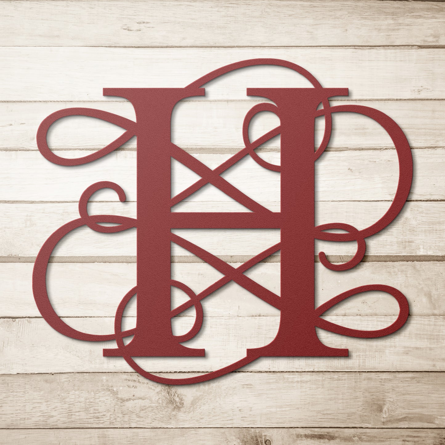 Letter H, Elaborate Letter Metal Wall Art