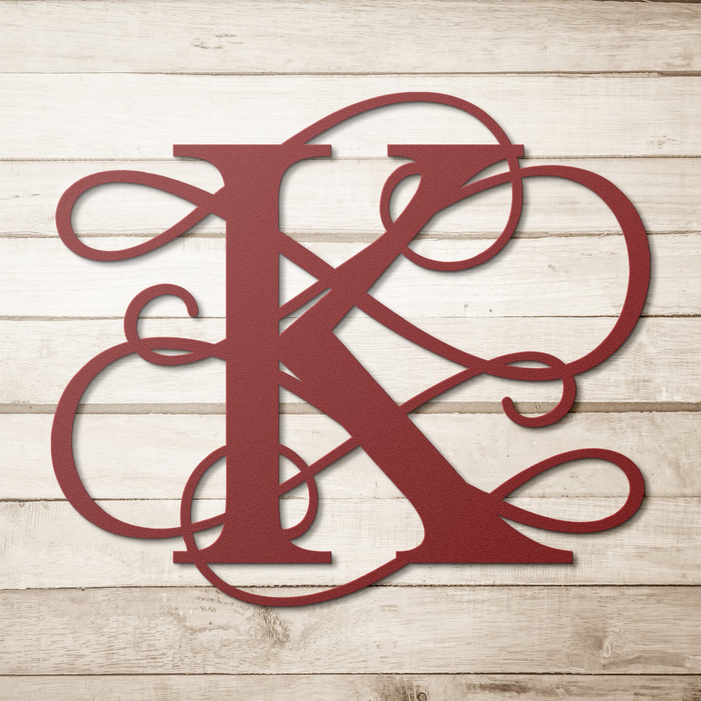 Letter K, Elaborate Letter Initial - Country Proud USA