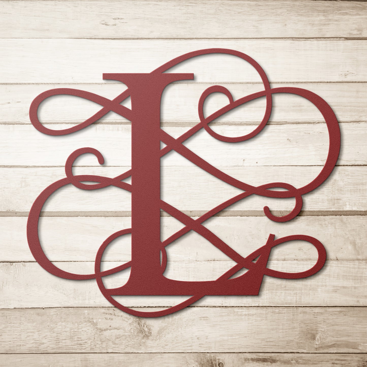 Letter L, Your Elaborate Initial Metal Wall Art Home Decor