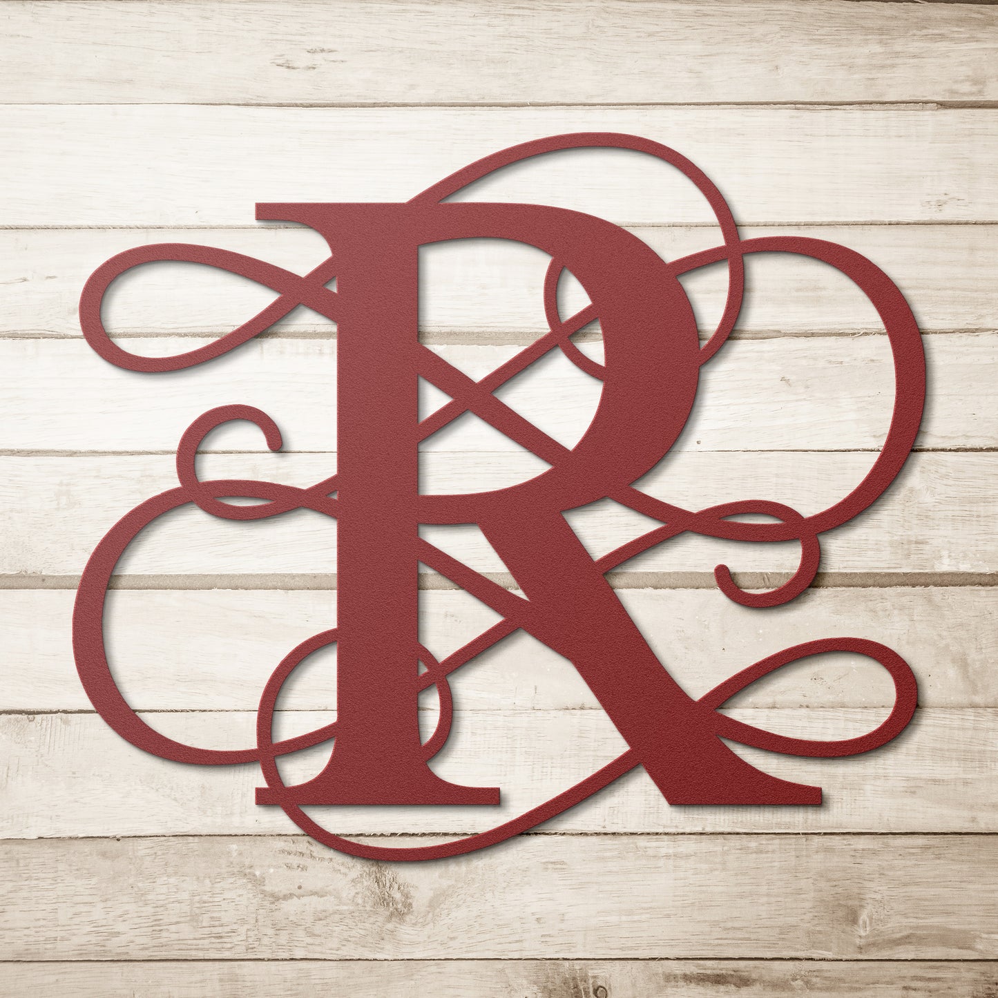 Letter R, Your Initial Metal Wall Art Home Decor