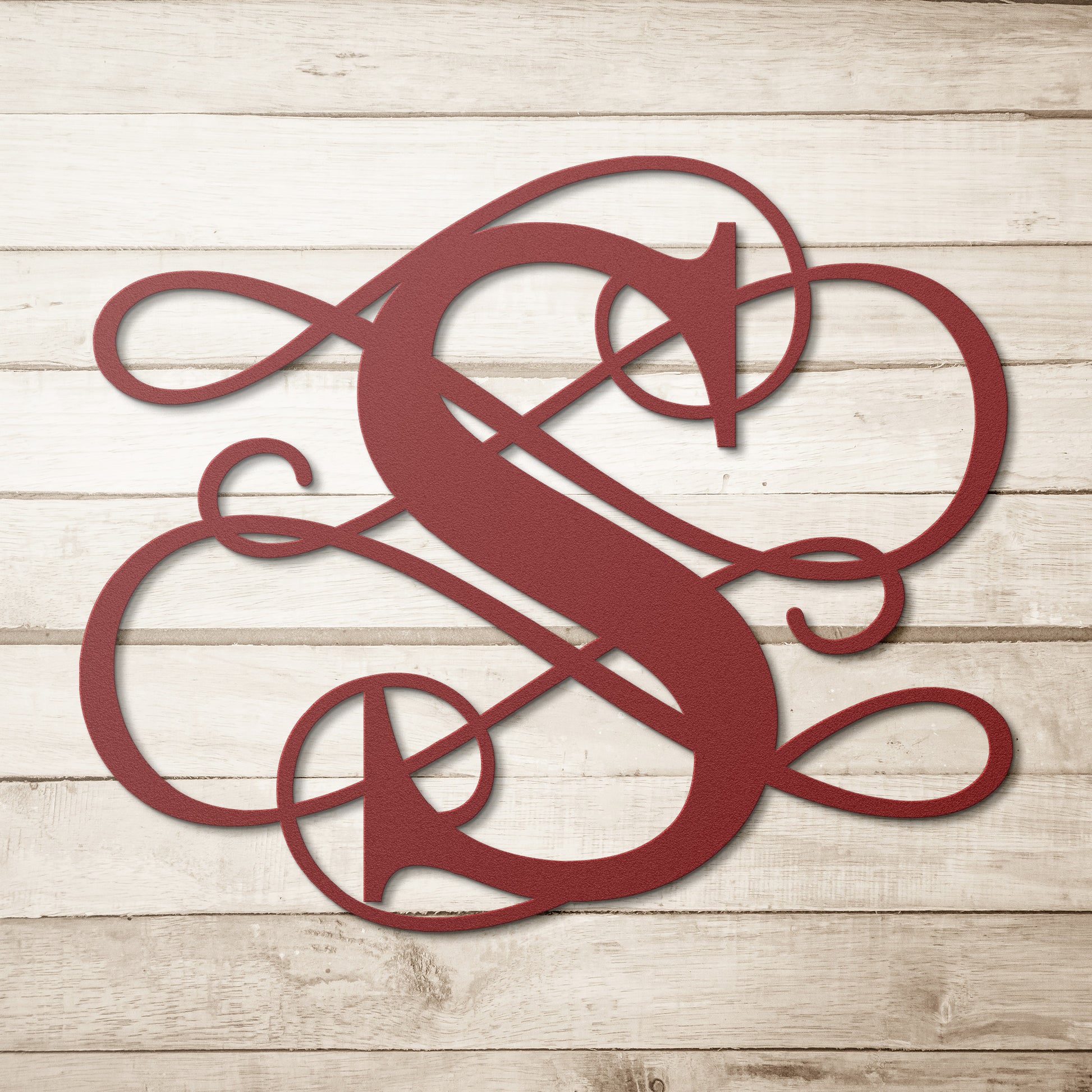 Letter S, Elaborate Letter Metal Wall Art