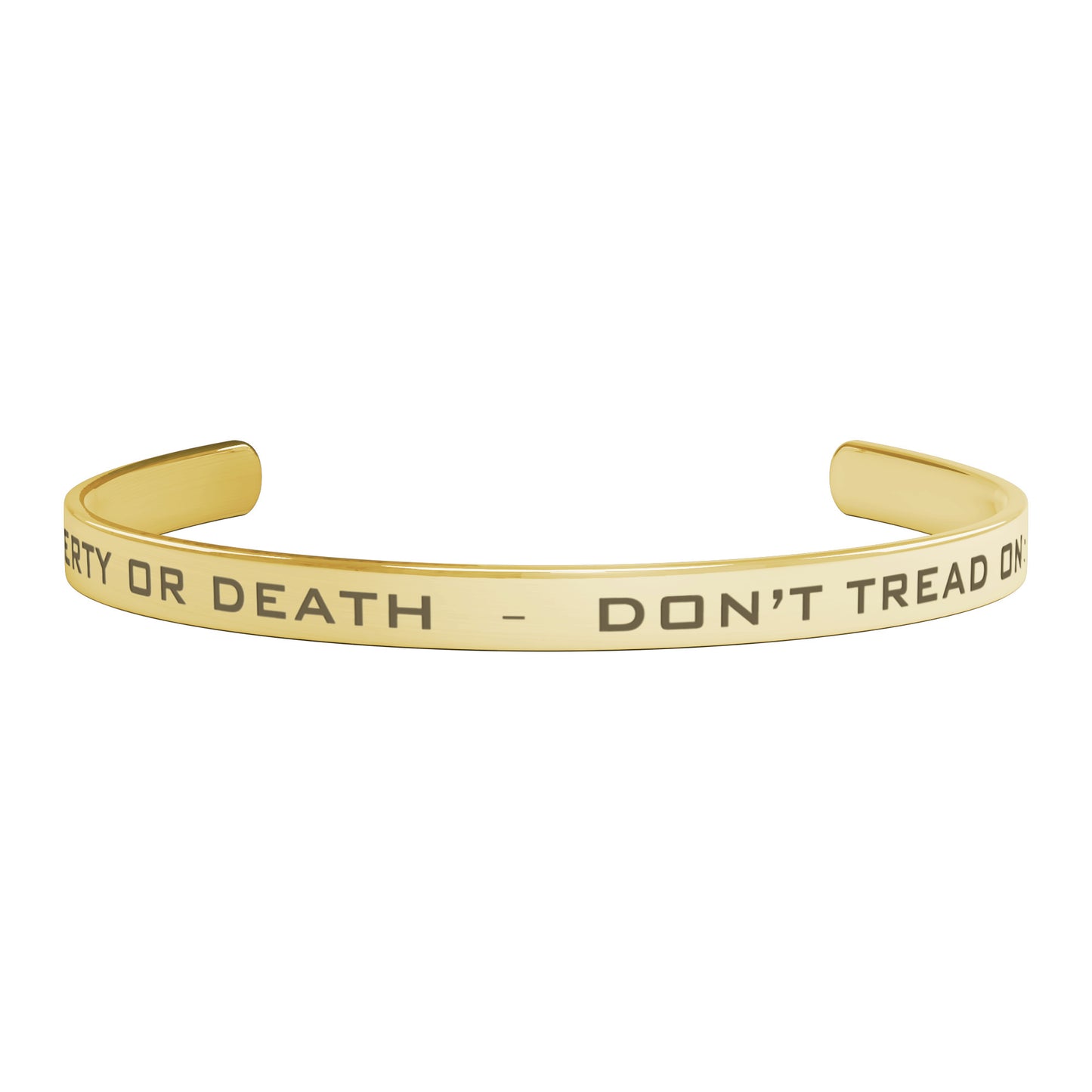 Liberty or Death - Don't Tread On Me Cuff Bracelet - Country Proud USA