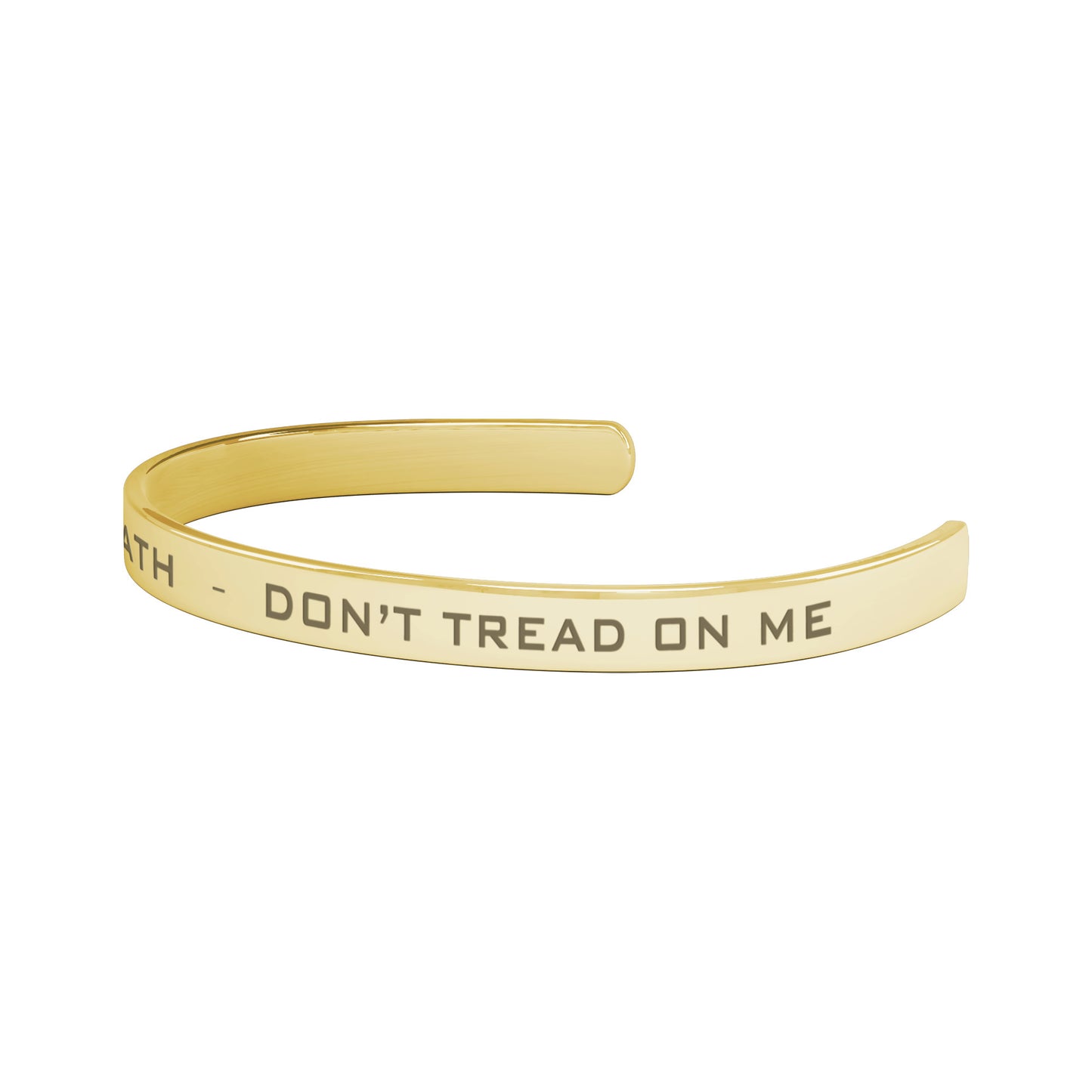 Liberty or Death - Don't Tread On Me Cuff Bracelet - Country Proud USA