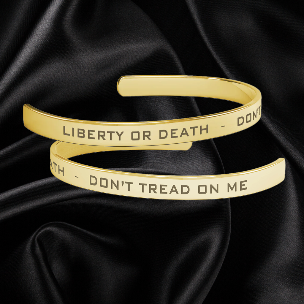 Liberty or Death - Don't Tread On Me Cuff Bracelet - Country Proud USA