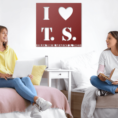 I Heart T. S. Message, Name or Date