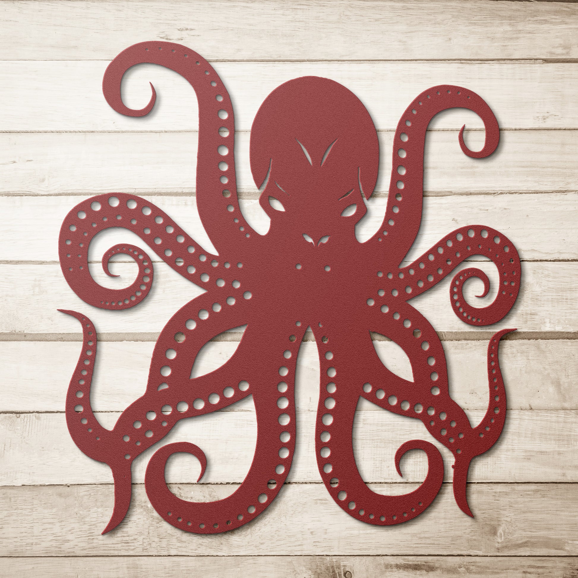 Mr. Fantabulous Octopus Metal Wall Art