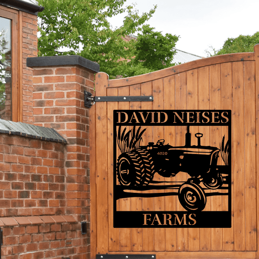 Neises Farms Custom Design Steel Address Signs