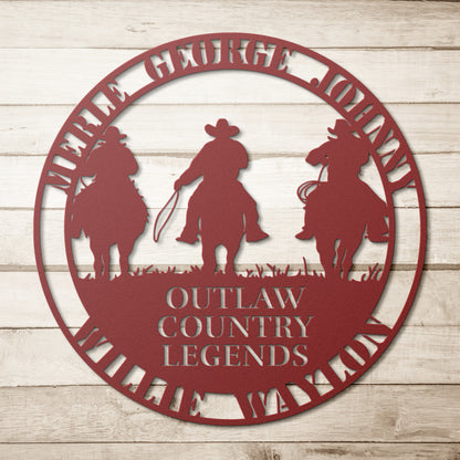 Outlaw Country Legends Modern - Country Proud USA