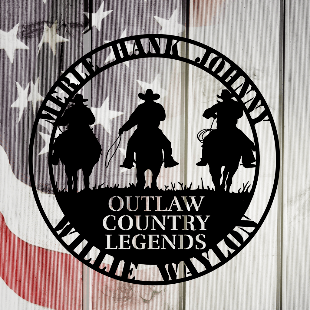 Outlaw Country Legends Old School - Country Proud USA