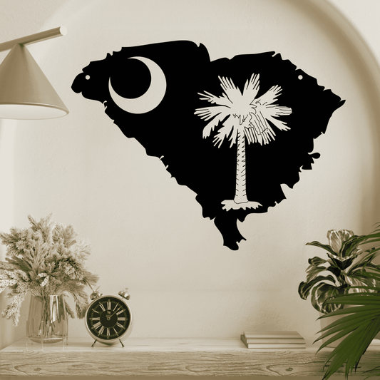 Palmetto State So. Carolina Metal Wall Art