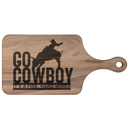 Professional Bull Riders Hardwood Paddle Cutting Board - Country Proud USA