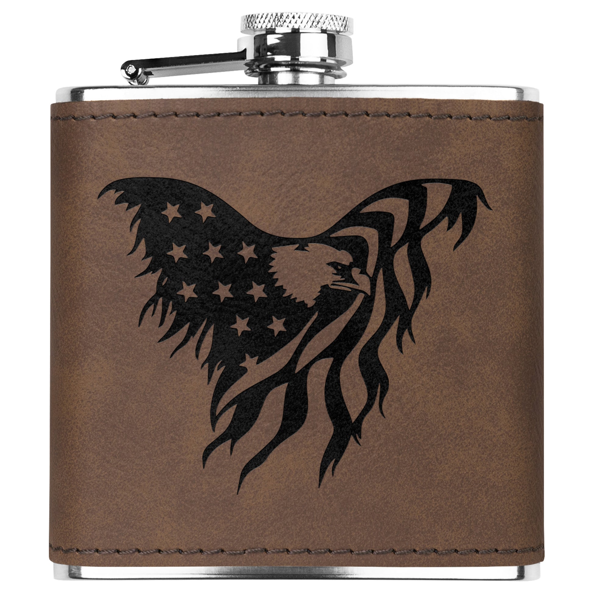 Proud USA Eagle Stainless Steel Flask - Country Proud USA