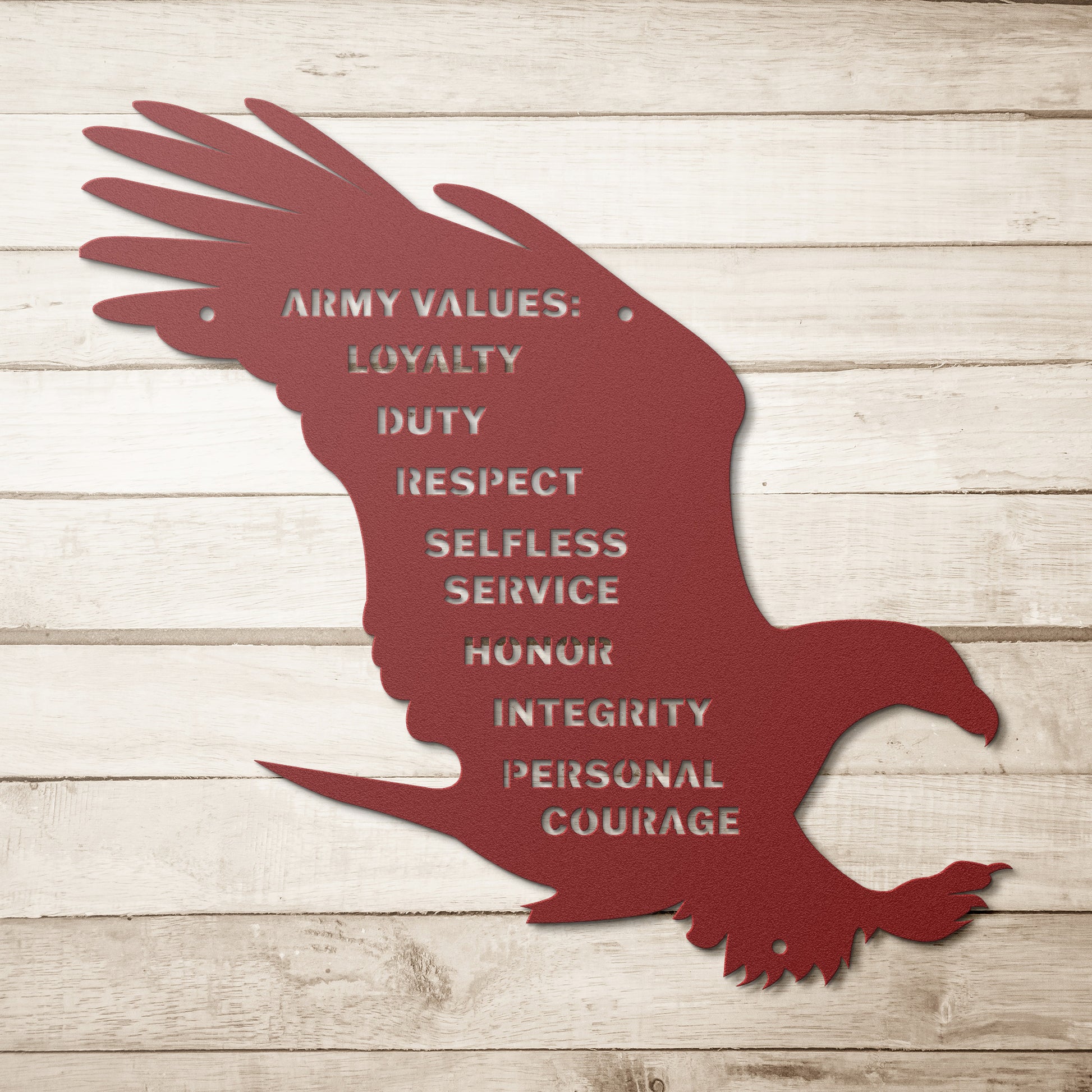 United States Army Seven Values - Country Proud USA