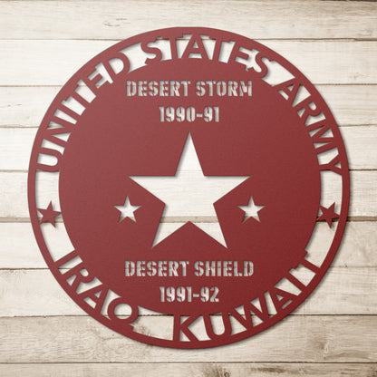 US Army Desert Storm, Desert Shield - Country Proud USA