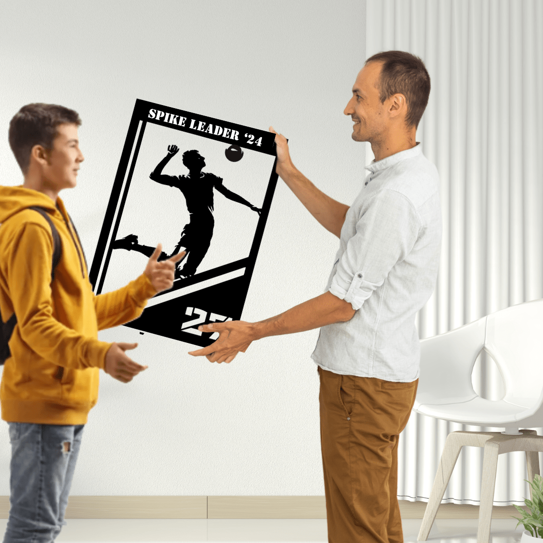 Volleyball Metal Wall Art for Your Athlete