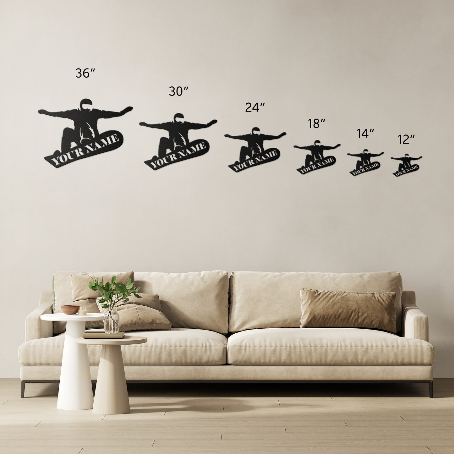 Shred Snowboard Metal Wall Art for Home Decor